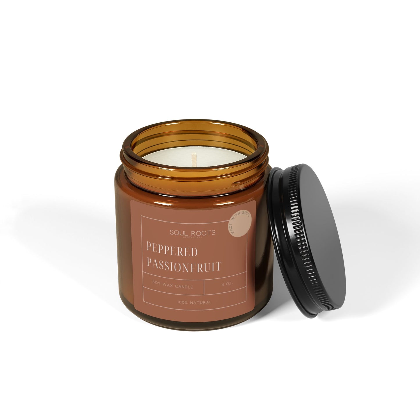 Peppered Passionfruit Scented Soy Candle