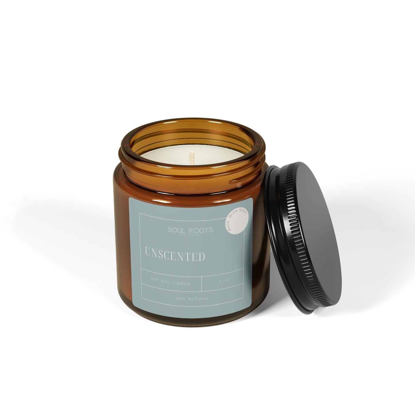 Unscented Soy Candle