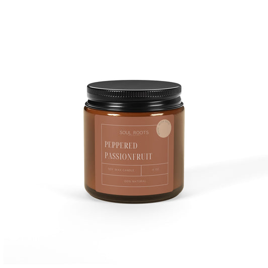 Peppered Passionfruit Scented Soy Candle