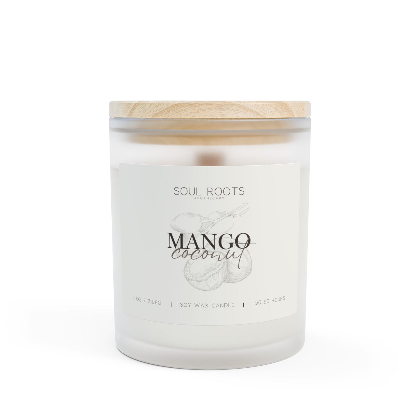 Coconut Soy Blended Wax Scented Candle