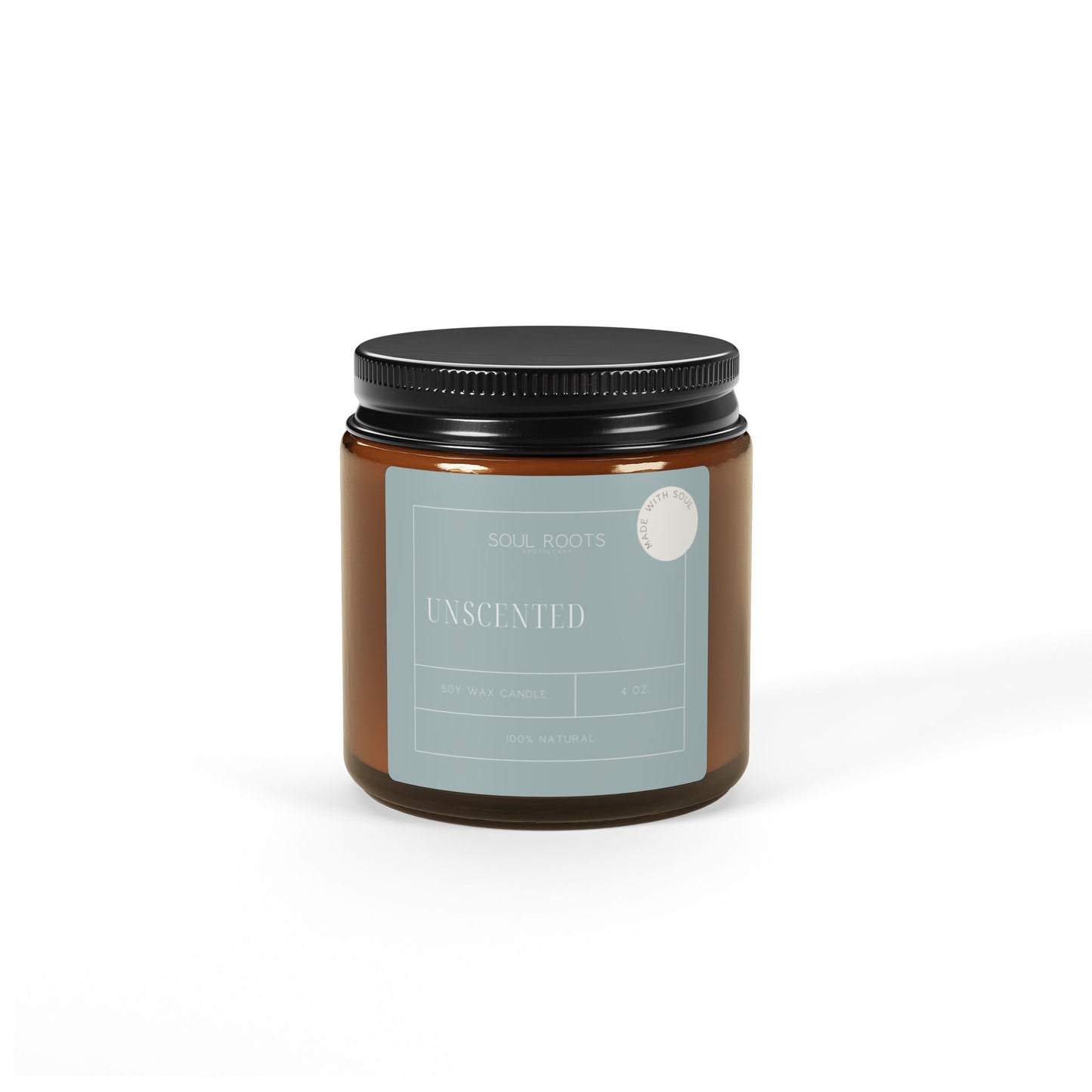 Unscented Soy Candle