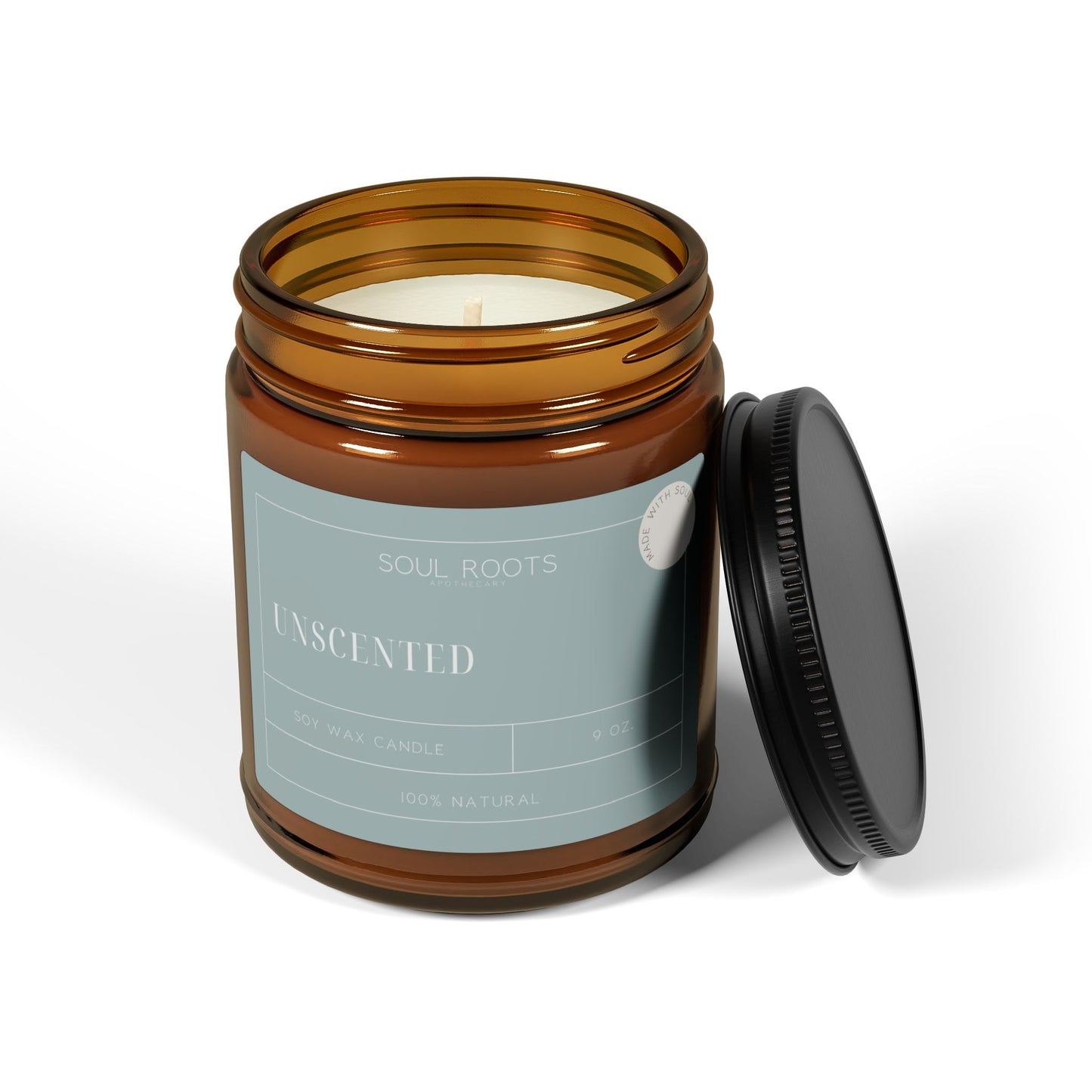 Unscented Soy Candle